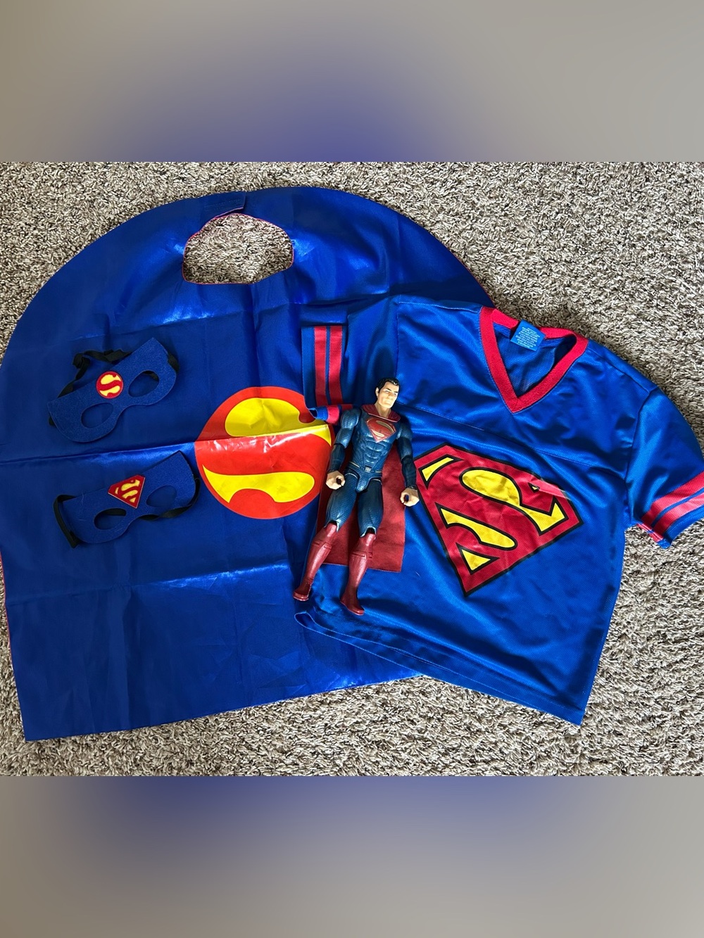 DC Comics Classic Superman Kids Costume Bundle Set